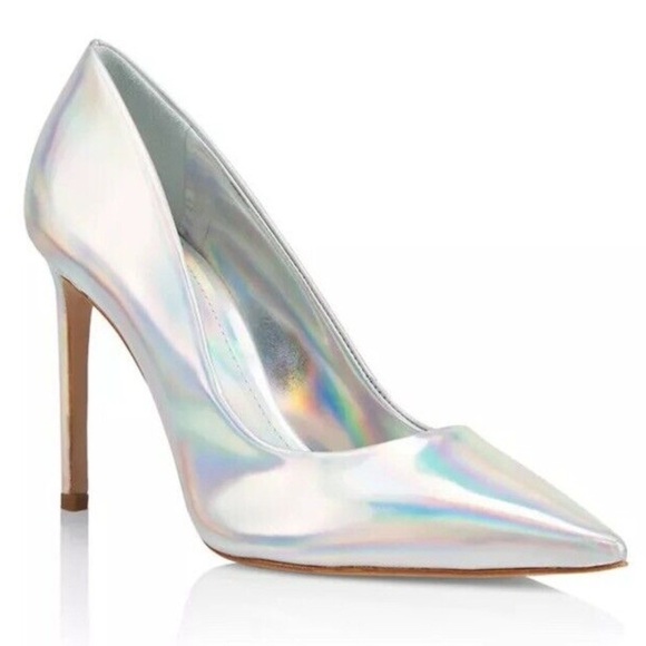 NWT Schutz Lou Faux Iridescent Specchio Women's Pump 7.5 - Picture 1 of 14